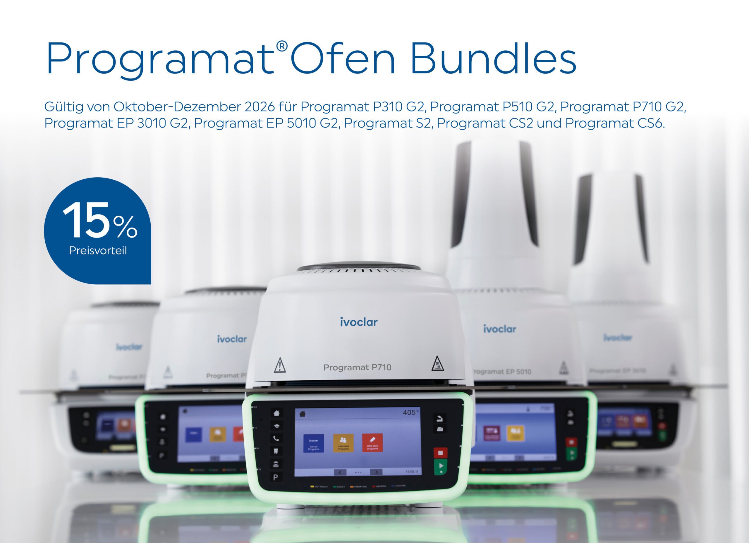 AKTION: Ivoclar Programat Ofen Bundles – 15 % Preisvorteil | 387478