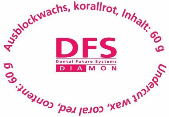 DFS Diamon | Ausblockwachs, korallrot, 60g | 91644