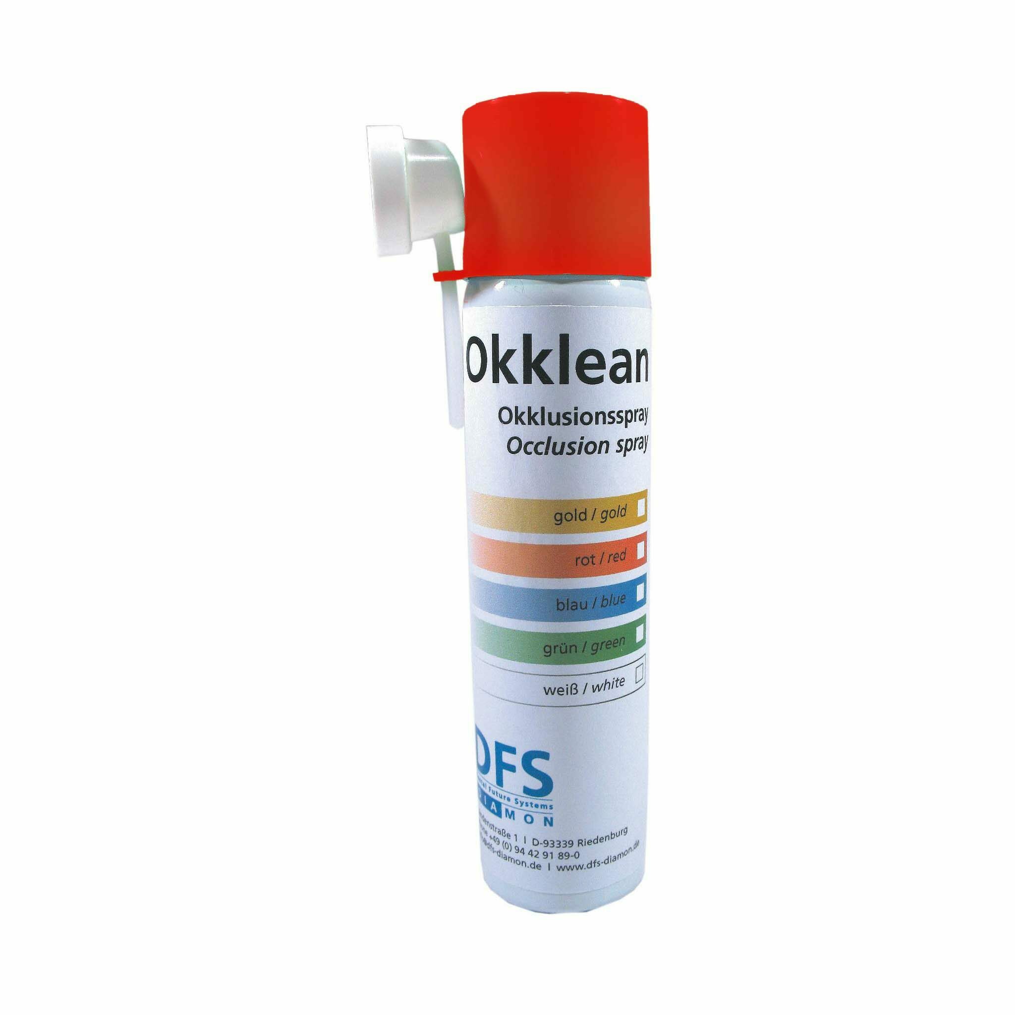 DFS Diamon | Okklusionsspray, Okklean | rot/grün, 75ml | 91676 DFS Diamon | Okklusionsspray, Okklean | rot/grün, 75ml | 91676