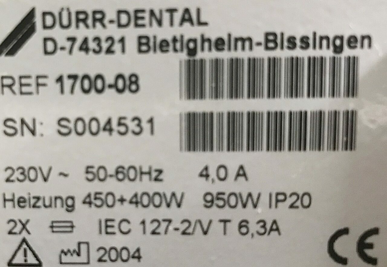 Dürr Dental XR24 Pro Röntgenfilmentwickler Baujahr 2004 Top Angebot | 75628