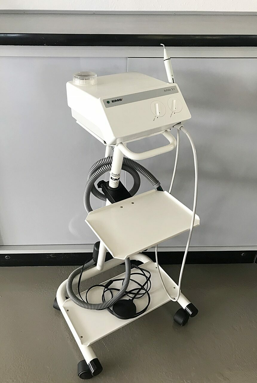 EMS Airflow S1 Pulverstrahlgerät inkl. Cart Prophylaxe Gerät Überarbeitet | 75801