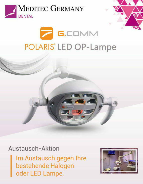 Gcomm Polaris LED OP-Lampenkopf im Austausch für KaVo Behandlungseinheiten NEU | 75955