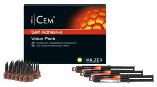 Kulzer iCEM Self Adhesive | Dualhärtendes All-in-One Befestigungskomposit | 83526