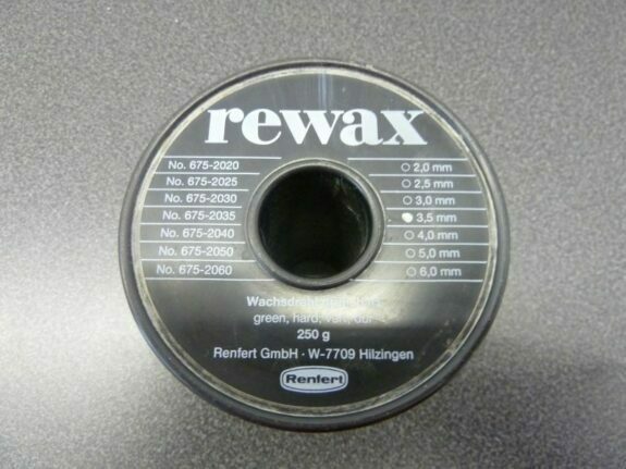 Renfert Wachsdraht Rewax "grün"3,5mm | 89620