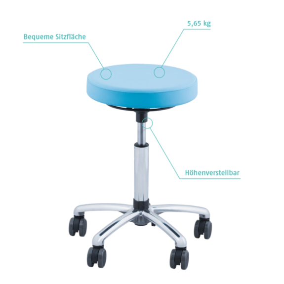 BPR Swiss DENTA-DOCTOR Stool 303 – Portabler Zahnarztstuhl | 114427