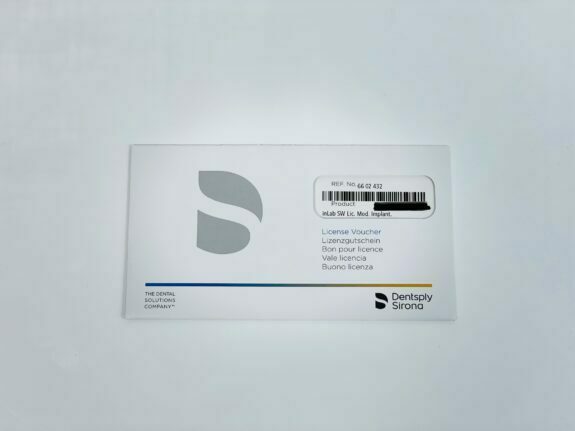 Dentsply Sirona inLab CAD SW 20.0 Lizenz Implantologie Modul NEU | 116153