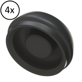 Heliocos Retentionseinsatz mit Pin / schwarz / Labor Heliocos Retentionseinsatz mit Pin / schwarz / Labor