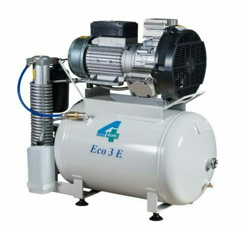 4-Tek Kompressor Eco 3, 50 Liter Tank / 2,5 KW mit Lufttrockner | 120550