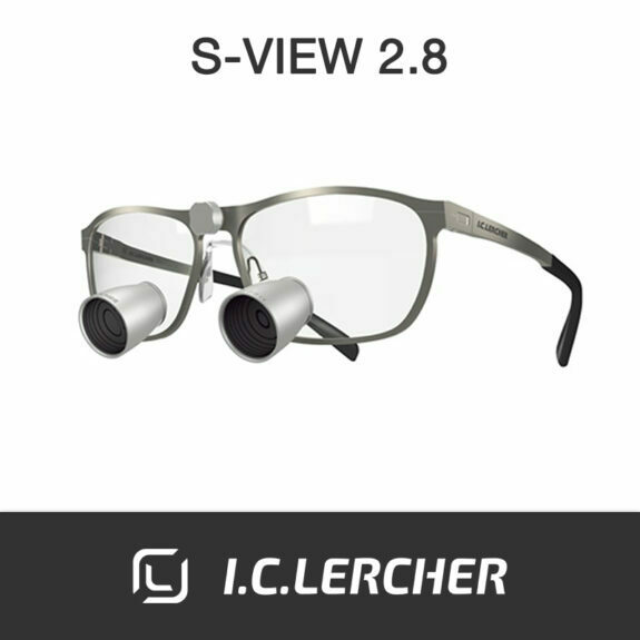 I.C.LERCHER S-VIEW 2.8 – Lupenbrille mit 2.8x Vergrößerung | 125131