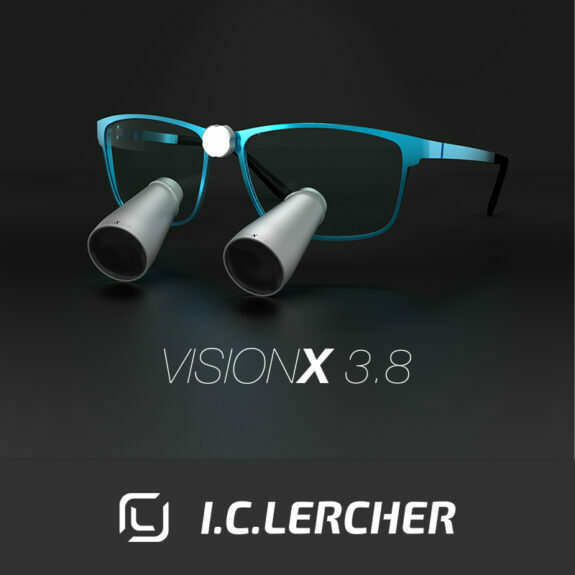 I.C.LERCHER VISIONX 3.8 – Lupenbrille mit 3.8x Vergrößerung | 125155