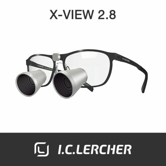 I.C.LERCHER X-VIEW 2.8 – Lupenbrille mit 2.8x Vergrößerung | 125133