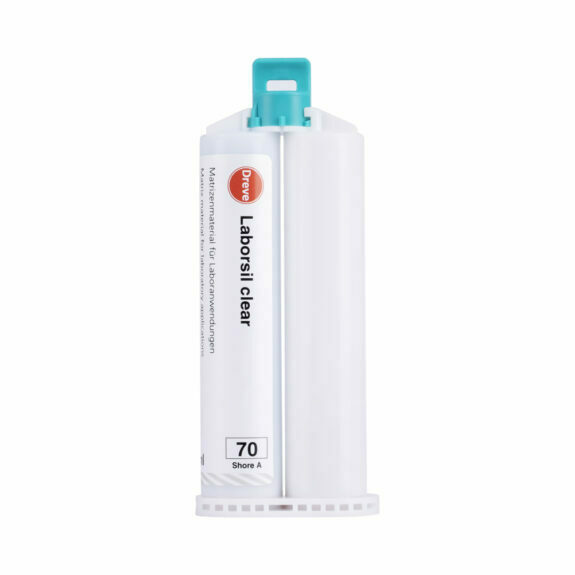Dreve Laborsil clear – Laborsilikon – Vorwallmaterial – 8 x 50 ml Kartuschen | 131151