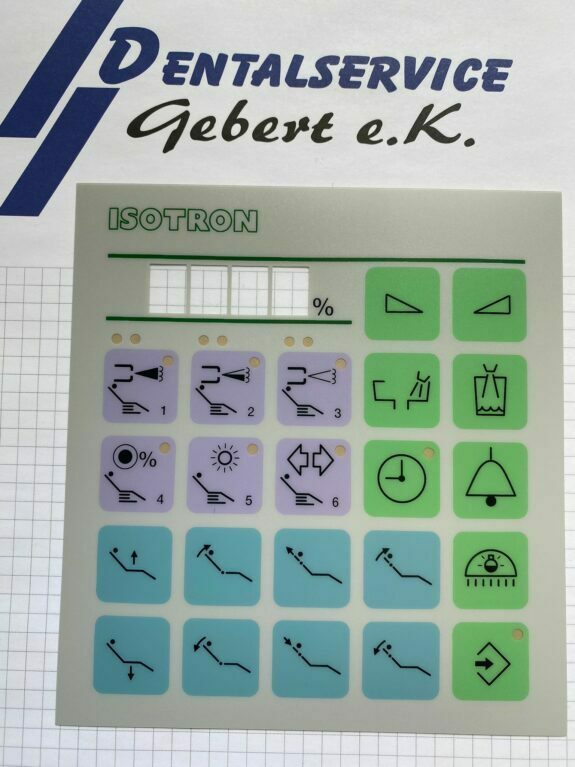 EURODENT Folientastatur Tisch Isotron 2123081320 | 135952