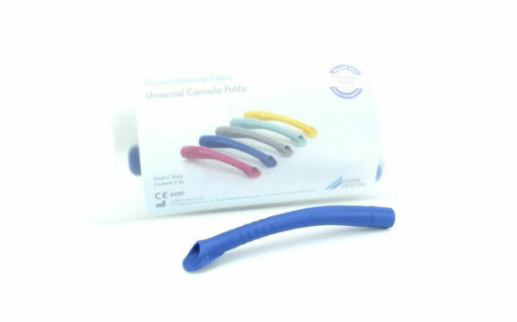 Dürr Dental Universalkanüle Petito – blau – 16mm – 5 Stück | 139154