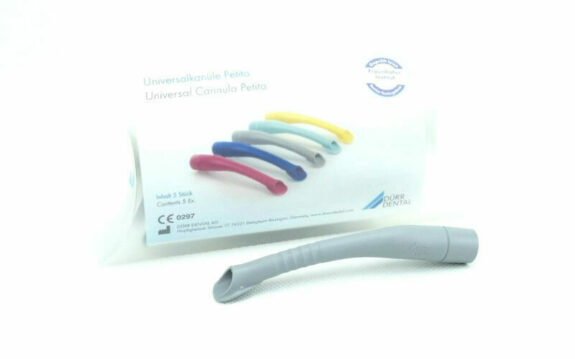 Dürr Dental Universalkanüle Petito – grau – 16mm – 5 Stück | 139150