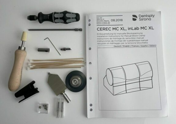 Dentsply Sirona CEREC Umbau-Kit manuelle Blockspannung für MC XL, inLab MC XL NEU | 140482