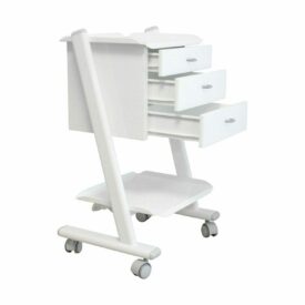 Multifunktionswagen mit 3 Schubladen und 3 Steckdosen Multifunktionswagen mit 3 Schubladen und 3 Steckdosen