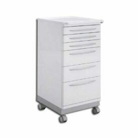 Praxisrollwagen mit Schubladen und Ablage Arbeitsplatte: Glas Praxisrollwagen mit Schubladen und Ablage Arbeitsplatte: Glas