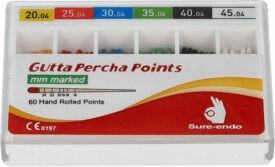 Cumdente Guttaperchaspitzen mit Längenmarker Taper 04 oder 06 in ISO 20-45 Cumdente Guttaperchaspitzen mit Längenmarker Taper 04 oder 06 in ISO 20-45