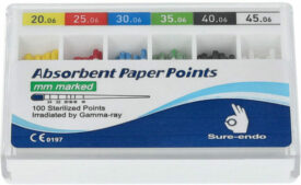Cumdente Papierspitzen mit Längenmarker Taper 04 oder 06 in ISO 20-40 Cumdente Papierspitzen mit Längenmarker Taper 04 oder 06 in ISO 20-40