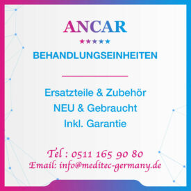 Ersatzteile ANCAR Behandlungseinheiten Ersatzteile ANCAR Behandlungseinheiten
