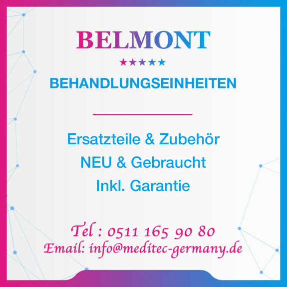 Ersatzteile Belmont Behandlungseinheiten | 146178