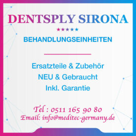 Ersatzteile DENTSPLY SIRONA Behandlungseinheiten Ersatzteile DENTSPLY SIRONA Behandlungseinheiten