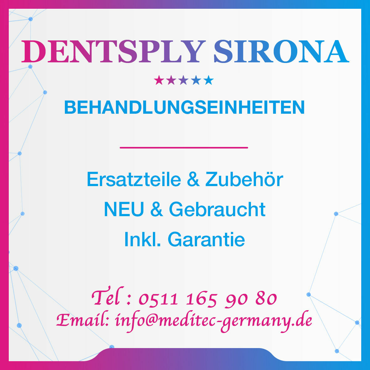 Ersatzteile DENTSPLY SIRONA Behandlungseinheiten | 146182 Ersatzteile DENTSPLY SIRONA Behandlungseinheiten | 146182