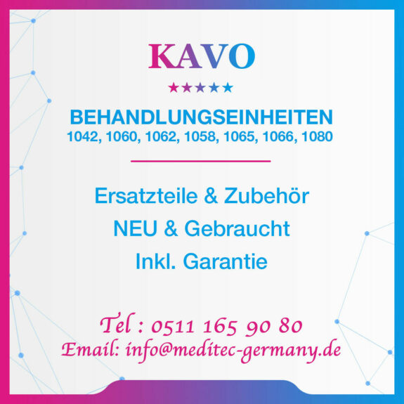 Ersatzteile KaVo 1042, 1060, 1062, 1058, 1065, 1066, 1080 Behandlungseinheiten | 146194