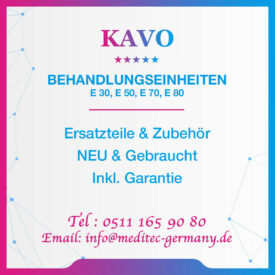 Ersatzteile KaVo ESTETICA E 30 / E 50 / E 70 / E 80 Behandlungseinheiten Ersatzteile KaVo ESTETICA E 30 / E 50 / E 70 / E 80 Behandlungseinheiten