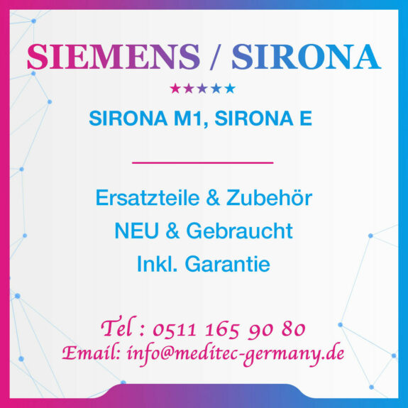 Ersatzteile Siemens Sirona M1 / E Behandlungseinheiten | 146170