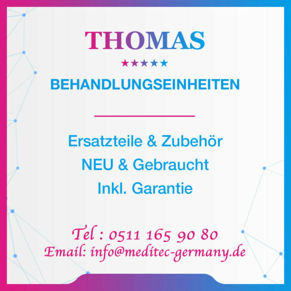 Ersatzteile THOMAS DENTAL Behandlungseinheiten | 146204