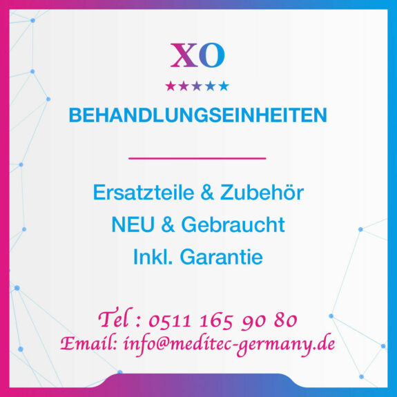 Ersatzteile XO Behandlungseinheiten | 146208