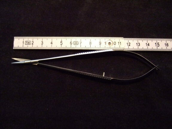 Castroviejo chirurgische Schere 15 cm Bestzustand (sauscharf) gebogen | 149162