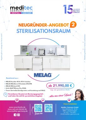 NEUGRÜNDER-ANGEBOT 2: MELAG STERILISATIONSRAUM NEUGRÜNDER-ANGEBOT 2: MELAG STERILISATIONSRAUM