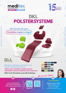 DKL-Polstersysteme: KaVo, Sirona, Ultradent, Planmeca, Stern Weber, uvm. DKL-Polstersysteme: KaVo, Sirona, Ultradent, Planmeca, Stern Weber, uvm.