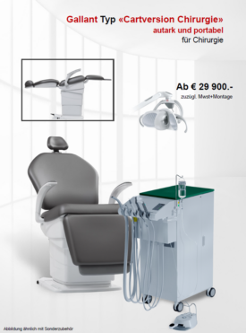 Galit Gallant Typ «Cartversion Chirurgie» autark und portabel für Chirurgie Galit Gallant Typ «Cartversion Chirurgie» autark und portabel für Chirurgie