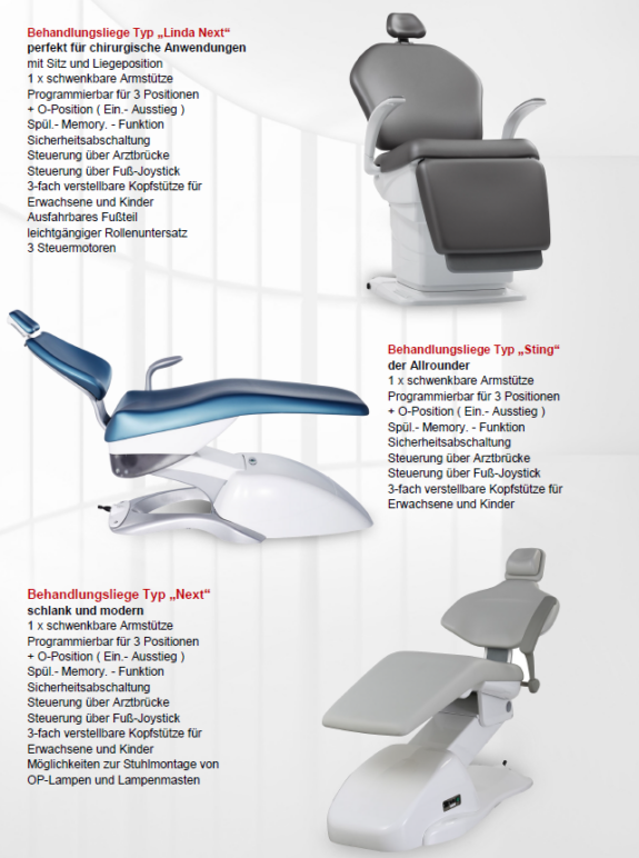 Tecnodent Behandlungsliege Typ Sting | 151473