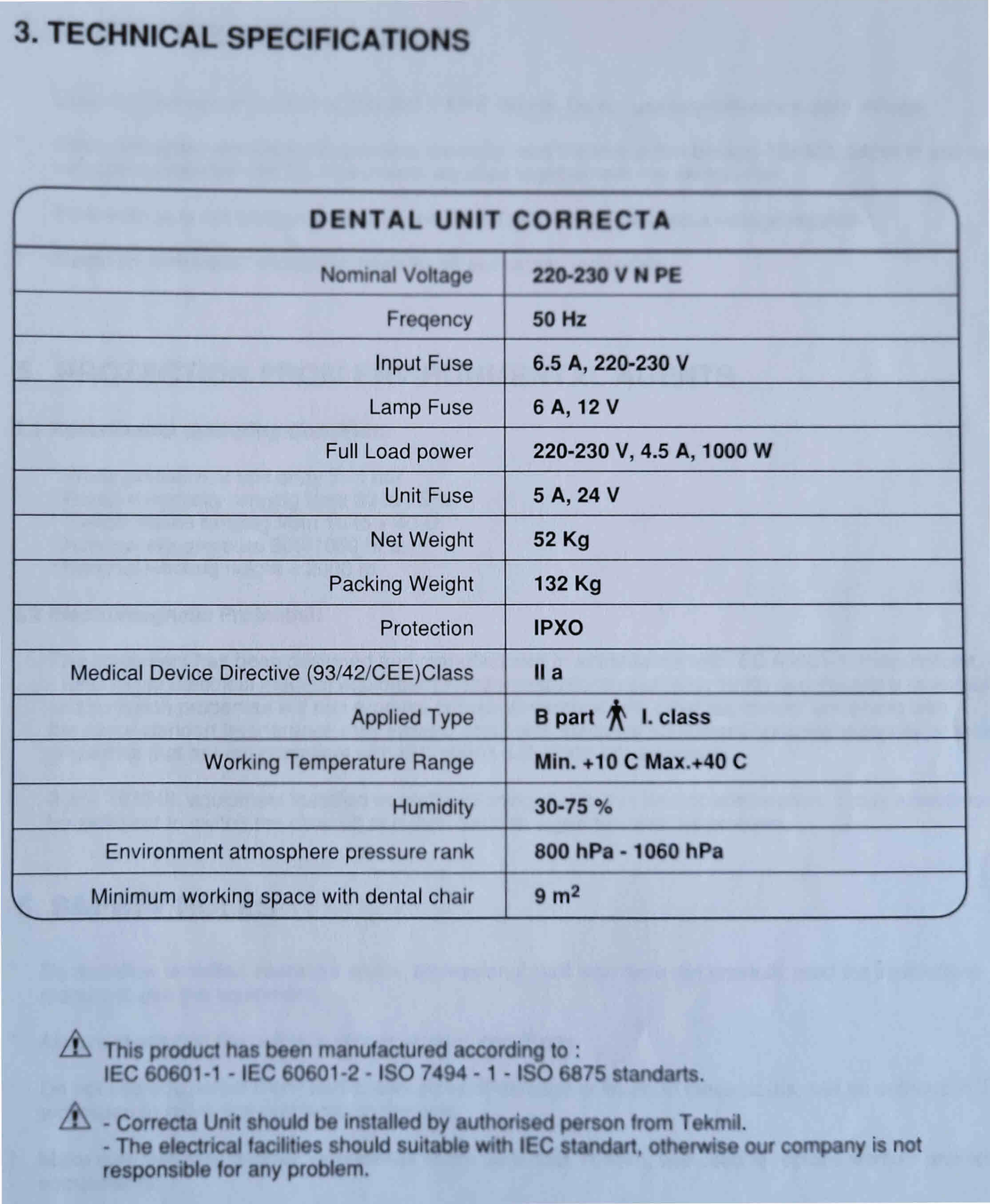Behandlungseinheit Tekmil für Rollstuhlfahrer | 153824