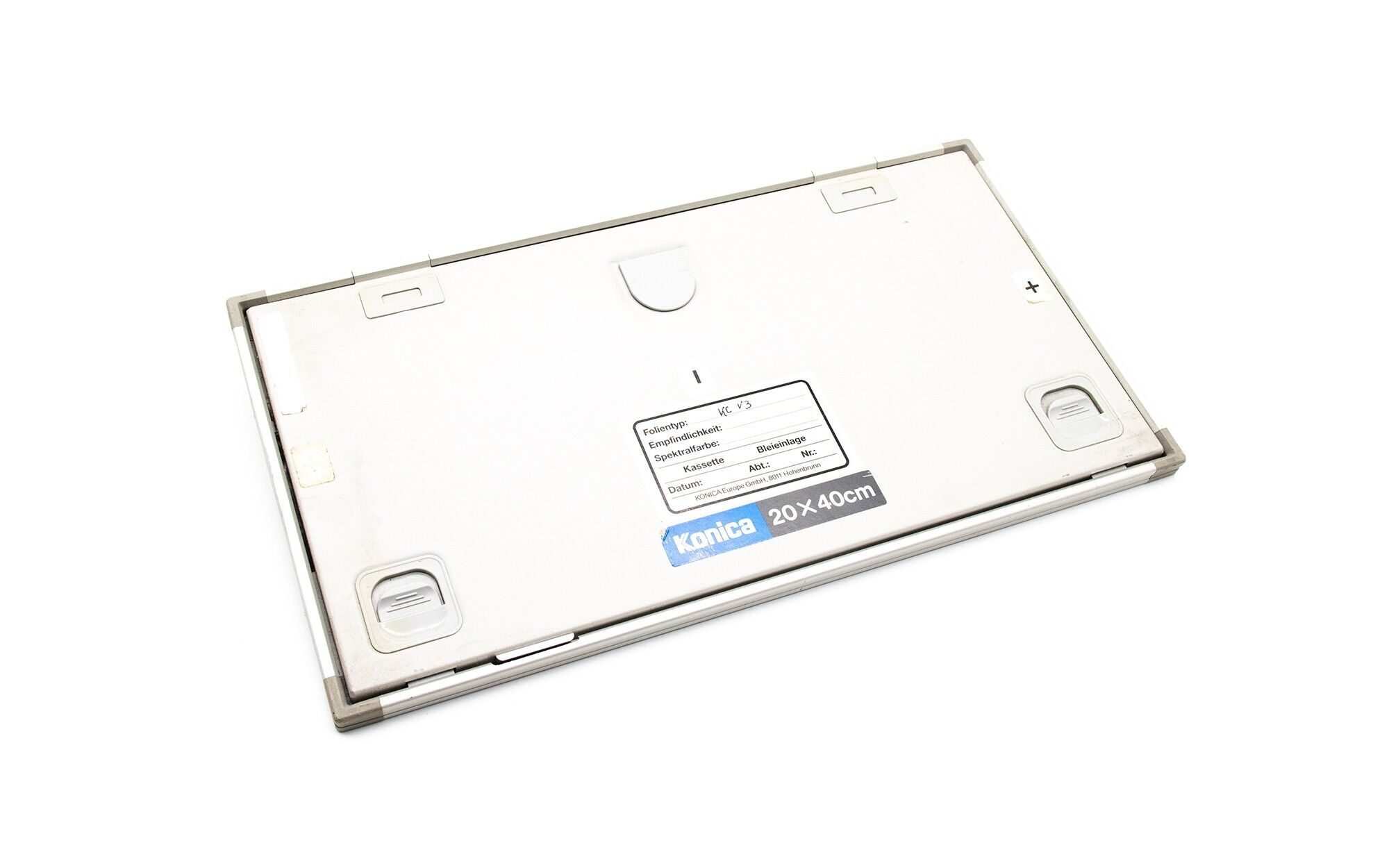 Konica Röntgenkassette 20x40cm – KR400 – gebraucht | 329319 Konica Röntgenkassette 20x40cm – KR400 – gebraucht | 329319