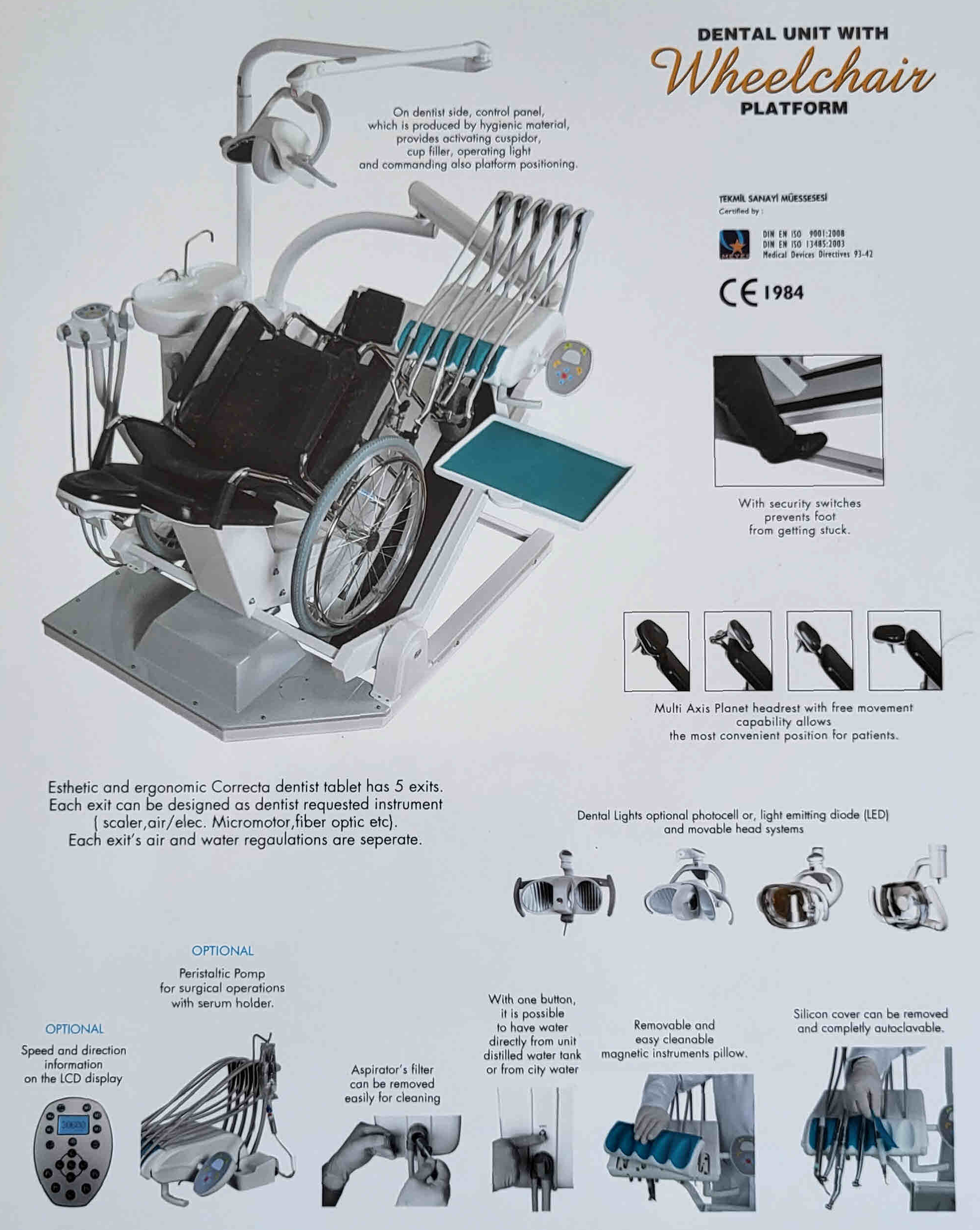 Behandlungseinheit Tekmil für Rollstuhlfahrer | 153821