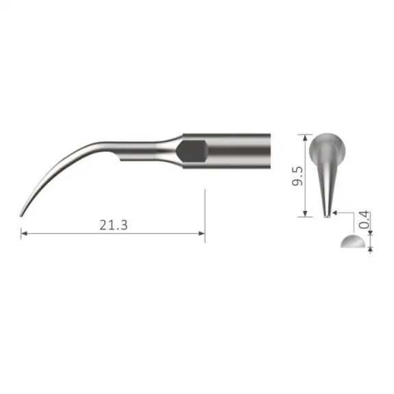 Ultraschallspitze Scaling S1 GS1 Gewindetyp: Sirona* | 157180