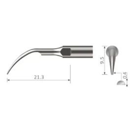 Ultraschallspitze Scaling S1 GD1 Gewindetyp: Satelec* Ultraschallspitze Scaling S1 GD1 Gewindetyp: Satelec*