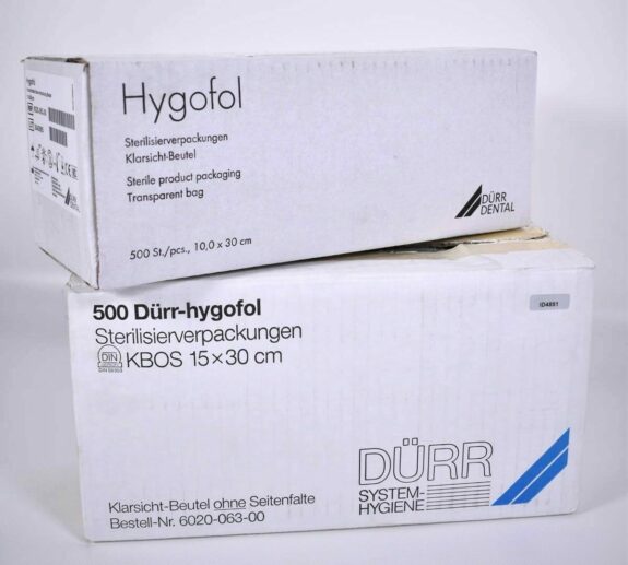 Dürr Hygofol Sterilisierverpackung, 15×30 u. 10×30 Pa | 156309