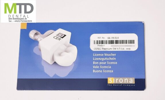 Sirona Cerec Premium SW 4.5.1 CAD/CAM Software für Omnicam Bluecam mit Lizenz | 159358