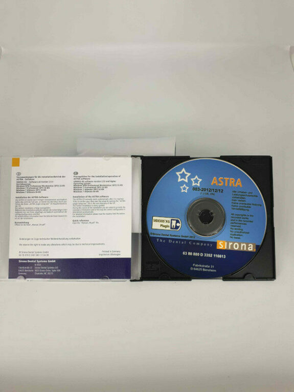 Sirona Astra Software | 158578