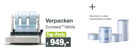 Euronda Euroseal Valida Foliensiegelgerät | 164886