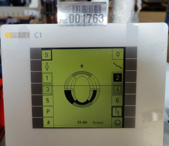 Sirona C1 Ersatzteil Bedienpanel Arztelement gebraucht MG001763 | 166901