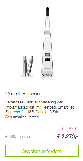 W&H GoodieBook Aktion Osstell Beacon | 168301