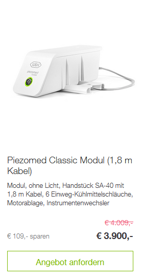 W&H GoodieBook Aktion Piezomed Classic Modul (1,8 m Kabel) | 168309